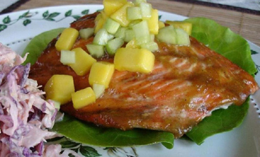Mango Glazed Salmon