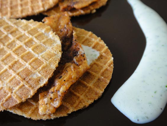 Chicken & Spelt Waffles 1