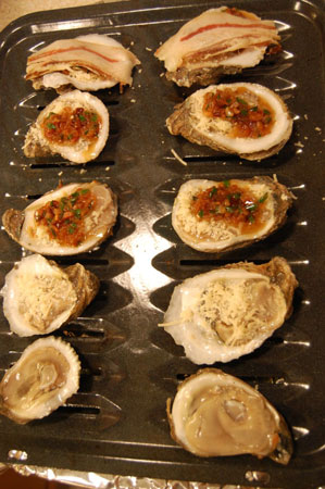 Ready to Broil Oysters