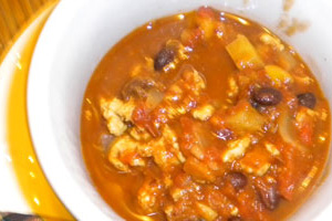Chicken & Fruit Cinnamon Mole Stew