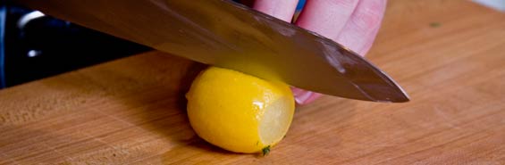 Cutting Preserved Lemon