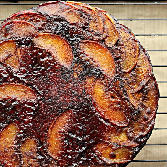 Balsamic Peach Cake 4