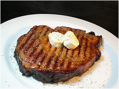 grilled-aged-steak-with-fennel-butter