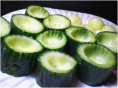 melon-balled-cucumbers