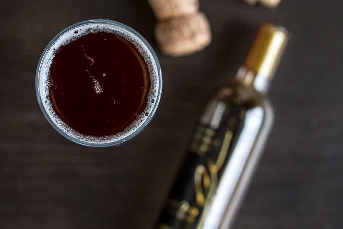 Balsamic Champagne Cocktail
