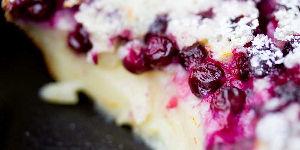 Huckleberry Clafouti