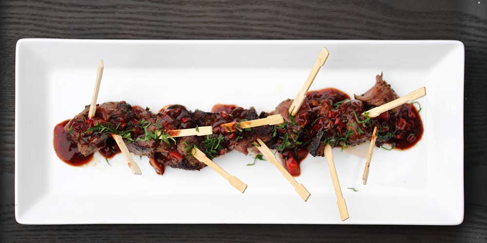 Kobe Beef Skewers Appetizer