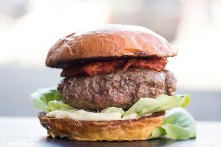 Lamb Burger w/ Lemon Aioli & Tomato Jam - Marx Foods Blog