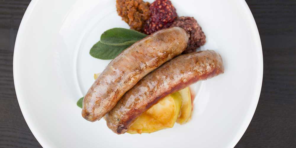 Mixed Sausages & Flavored Mustards