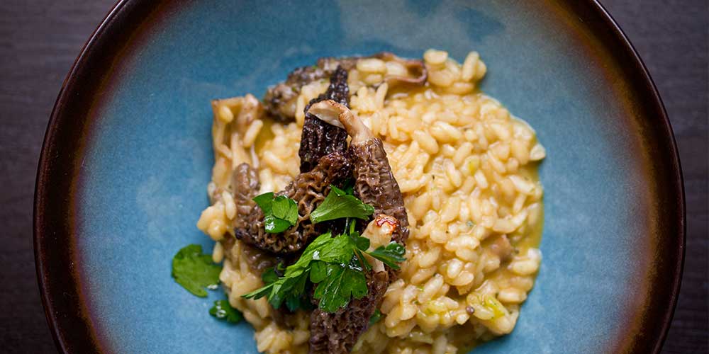 Morel Risotto with Caramelized Onion Butter - Marx Foods Blog