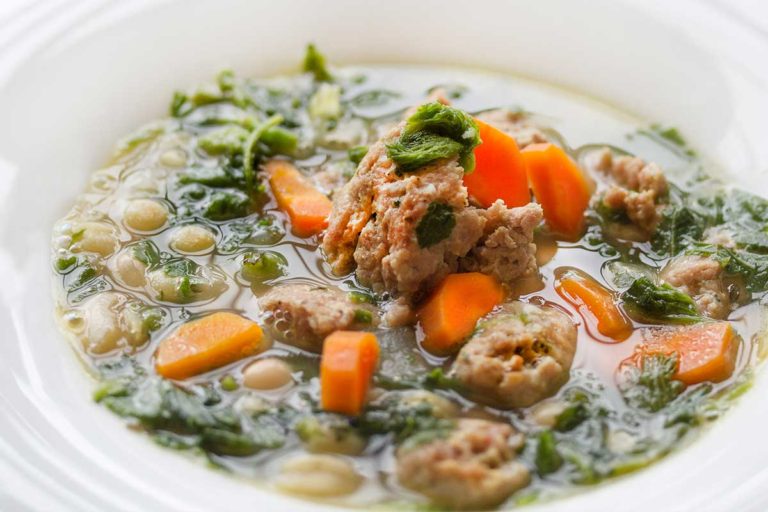 Nettle, Sausage & White Bean Soup - Marx Foods Blog