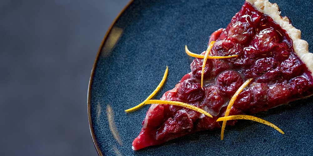 Orange-Infused Cherry Tart