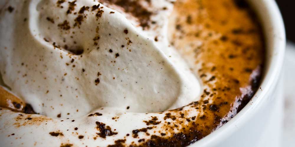 Pasilla Hot Chocolate with Vanilla Bean Whipped Cream