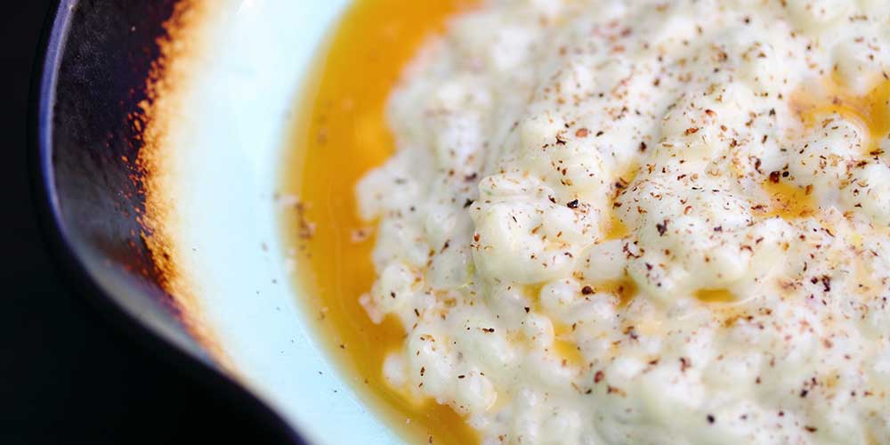 Passion Fruit Long Pepper Bamboo Rice Pudding