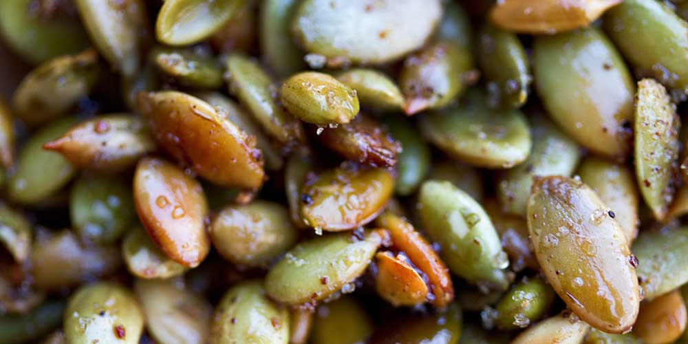 Salty-Sweet Toasted Pumpkin Seeds