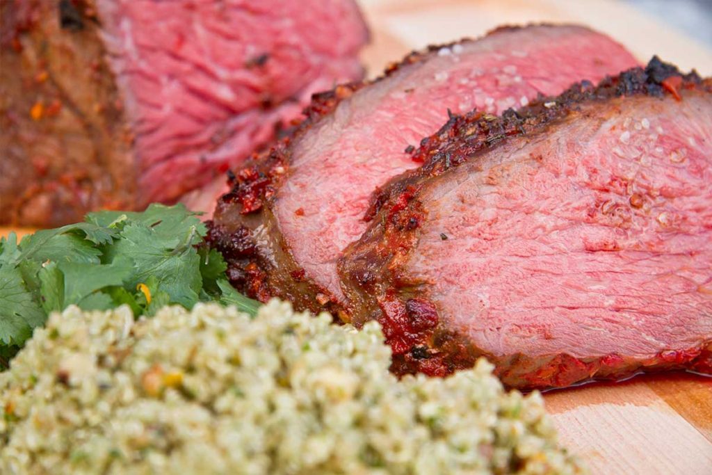 Grass Fed Beef Top Sirloin Roast With A Spiced Tomato Crust Marx Foods Blog 8033