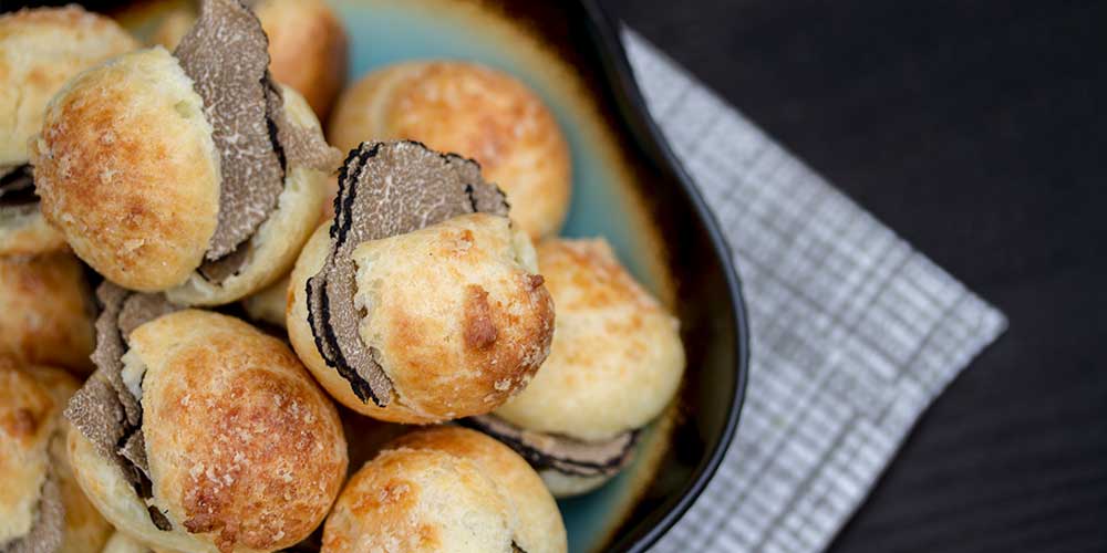 Black Truffle Gougeres