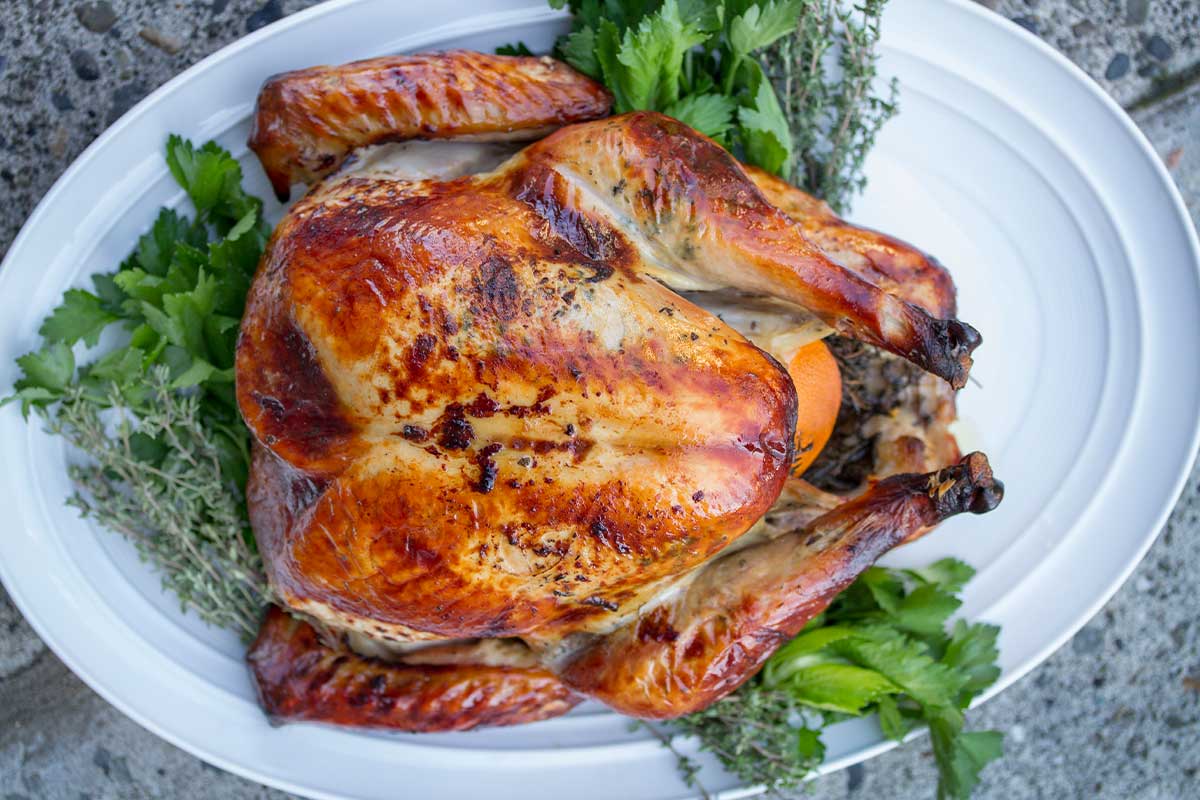 Roast Turkey w/ Shagbark Bourbon Gravy - Marx Foods Blog