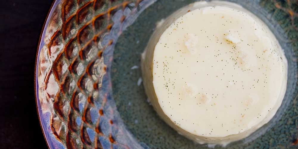 Vanilla Pot au Crème with Shagbark Syrup